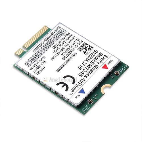 Sierra EM7345 04X6014 4G LTE WWAN Card For Lenovo X2 M1G X1C Thin S6P2 - Zdjęcie 4 z 5