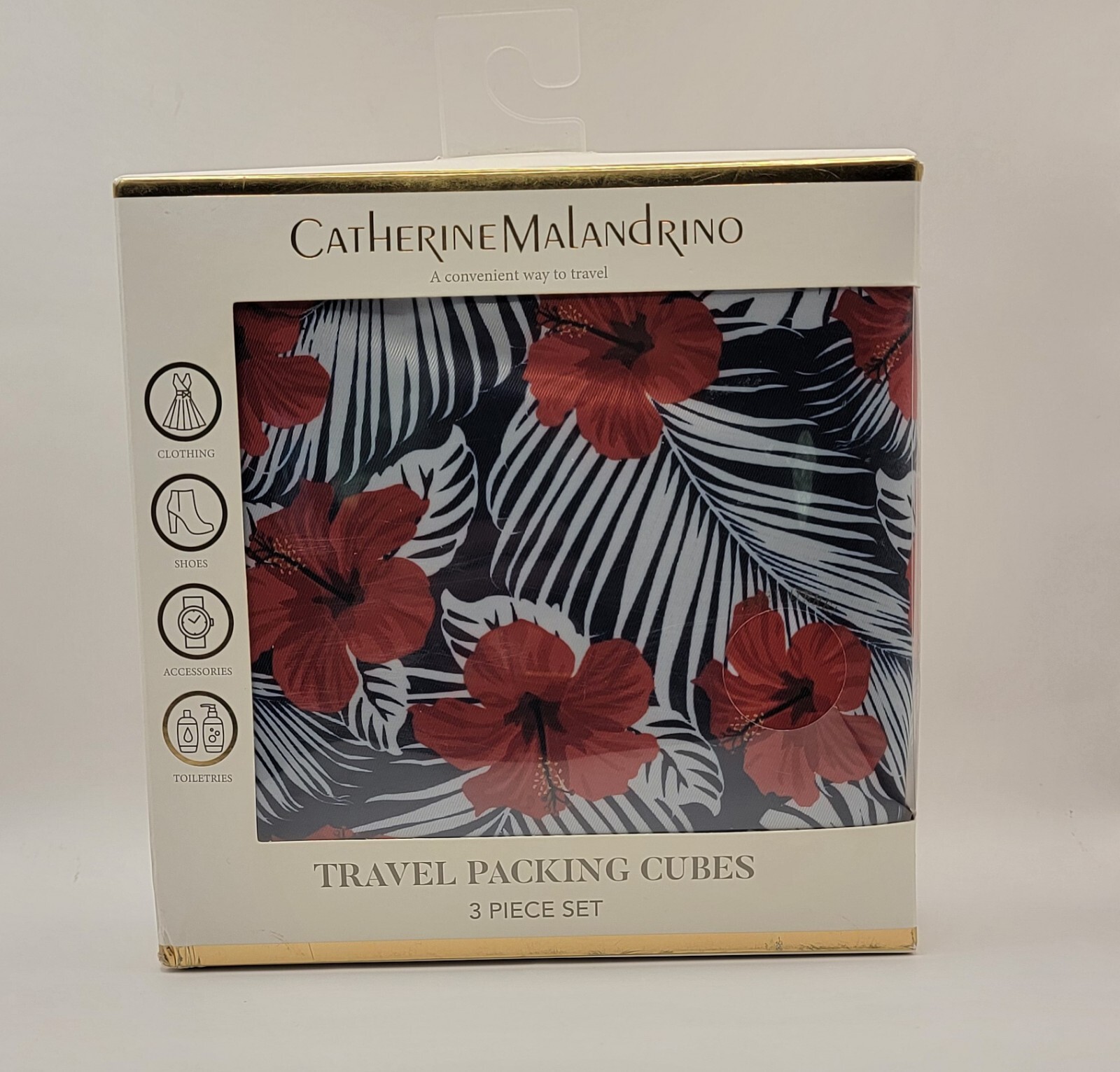 Packing Cubes Set Of 3 Catherine Malandrino The Islands Pattern-image