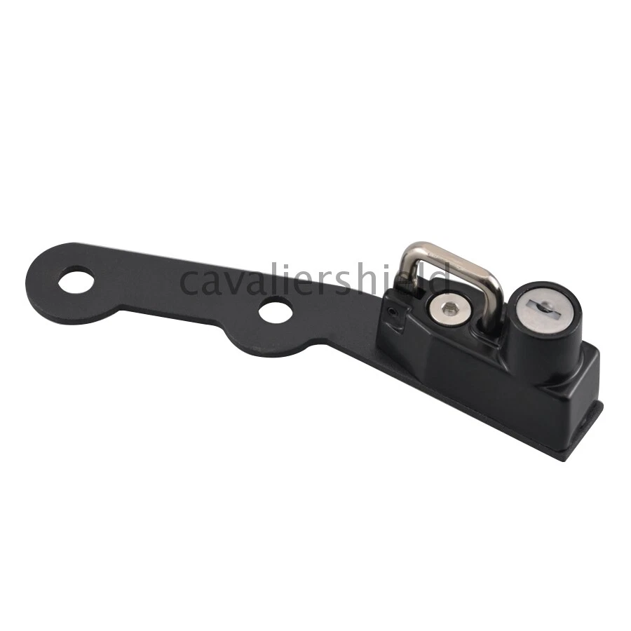 Cerradura de casco negra y 2 llaves para Yamaha XSR900 2015-16 FZ-09 FJ-09 MT-09 2013-2017 Foto 4 de 4