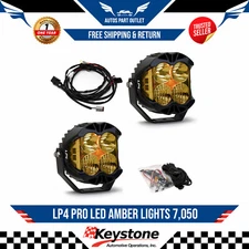 New LP4 Pro LED Amber Driving/Combo Lights 7,050 Lumens - Pair
