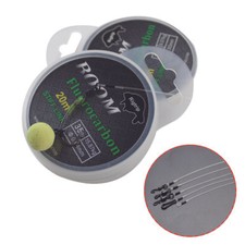 20m Boom Fluorocarbon Stiff Link / Krimp Tool / Carp Fishing Hooklink