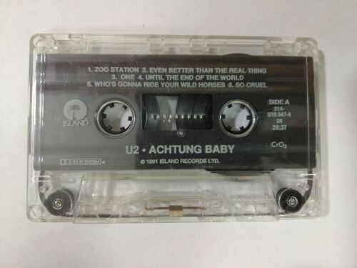 U2 Achtung Baby 3145103474 Cassette Tape - Picture 2 of 3