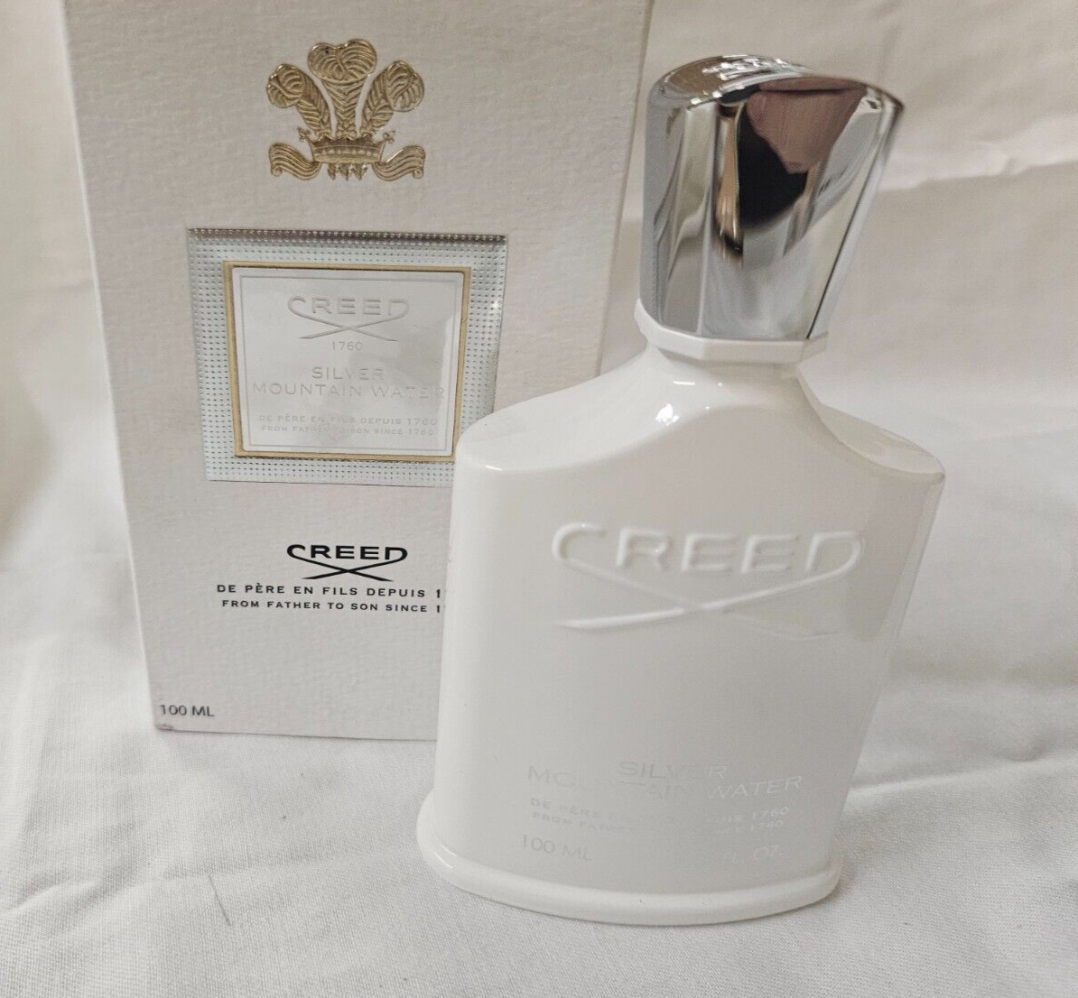 Silver Mountain Water by Creed, 3.3 oz EDP Spray for Unisex New In