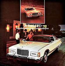Original 1976 Ford Ltd Sales Brochure Catalog 8 Pages 11 X 11 Original 1976 Ford Ltd Sales Brochure Catalog 8 Pages 11 X 11
