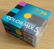 MiniDisc MD TDK MJ Music Jack MIX Color 74 min 5 pack Unopen MD-MJ74MBX5S Japan