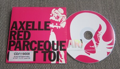 AXELLE RED ''PARCE QUE C''EST TOI'' CD VIRGIN PROMO SINGLE (I25)