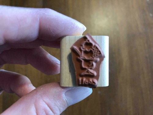 RUBBER STAMP 2003 STAMPIN UP COOL! ICE CREAM SUNDAE Small Card Awesome Summer - Picture 2 of 2