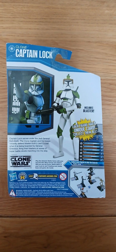 star wars the clone wars clone captain lock figure | eBay UK