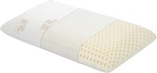 Talalay Natural Latex Pillow, Medium Support Bed Pillow Helps Relieve Pressure