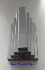 Type 71 series  Gauge 22 Ga 4 6 8 10 12 14 16 mm galvanised staples 3600pcs