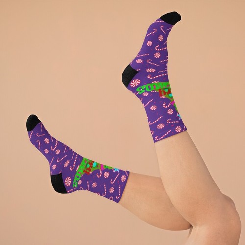 Merry Christmas Socks DTG One Size Unisex Socks - Picture 9 of 9