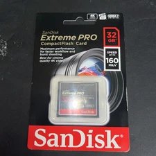 SanDisk 32GB Extreme Pro CompactFlash Card (SDCFXS-032G-G46)