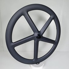 700c 5-spoke Roadtrackfixed Gear Bike Carbon Wheelset Rimdisc Brake Wheel