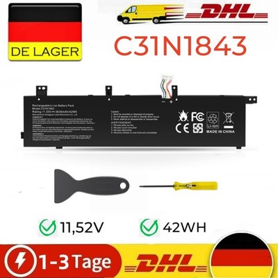  C31N1843 Akku für Asus Vivobook S14 S432FA S432FL S15 S532FA X432FA X432FL 42Wh