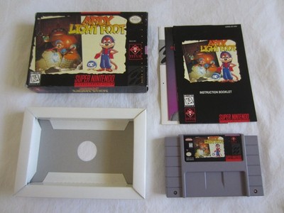 Ardy Light Foot (SNES) Super Nintendo CIB Complete Box 1996 Titus Lightfoot RARE