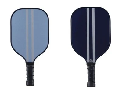 Sakar Adults Pickleball Paddle Light Blue/Dark Blue Stripe Double Sided