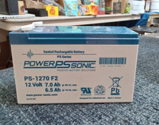 Power Sonic Sealed Rechargeable Battery 12V 7.0Ah PS Series PS-1270 F2 New