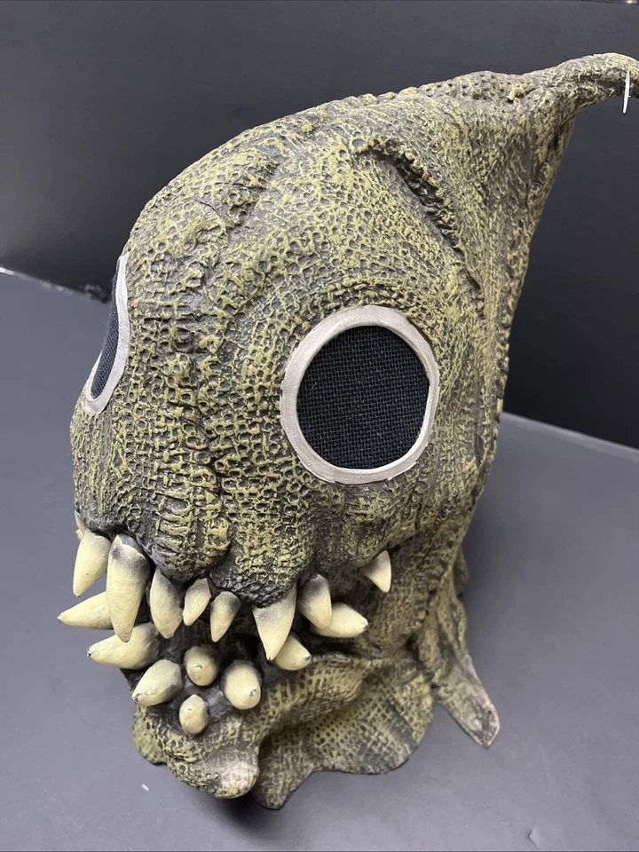 Halloween Saco Monstruo Máscara Completa Verde Adulto Horror Estilo Producciones Macabras Foto 2 de 4