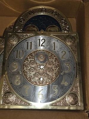 Howard Miller 90th Edition Anniversary Grandfather Clock Face Dial w Moon Phase