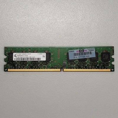 Qimonda 1GB DDR2 RAM PC2-5300 667MHz CL5 DIMM HYS64T128020EU-3S-B2 377726-888