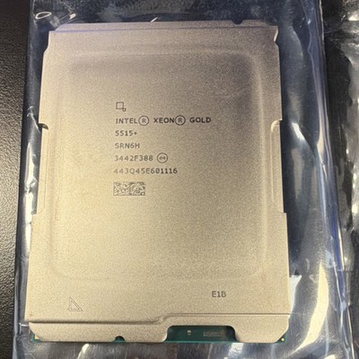 Intel Xeon Gold 5515+ CPU Processor - Xeon Gold Product Line, MPN SRN6H