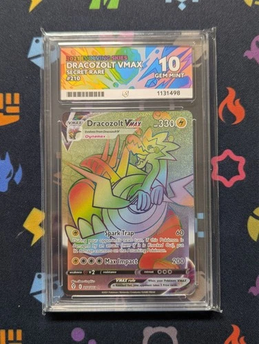 Dracozolt VMAX [210/203] Evolving Skies Secret Rare Ace Grade 10