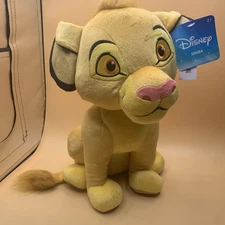 NWT Disney The Lion King  Simba Plush 13" Simba Stuffed Animal Plush Toy New