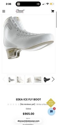 Edea Icy Fly Skating boot (Boot only) Plate not included. 