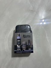 NEW Kicks  Co Shoe Sneaker 4 Pc Cleaning Kit Solution Brush Towel Travel Case