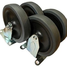 Replacement Plate Casters set of 4 for Rubbermaid 4400/4500 carts 5
