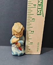 Rare Vinttage Geobel Hummel Shining Light Figurine 1960 W Gerrmany Hand Painted