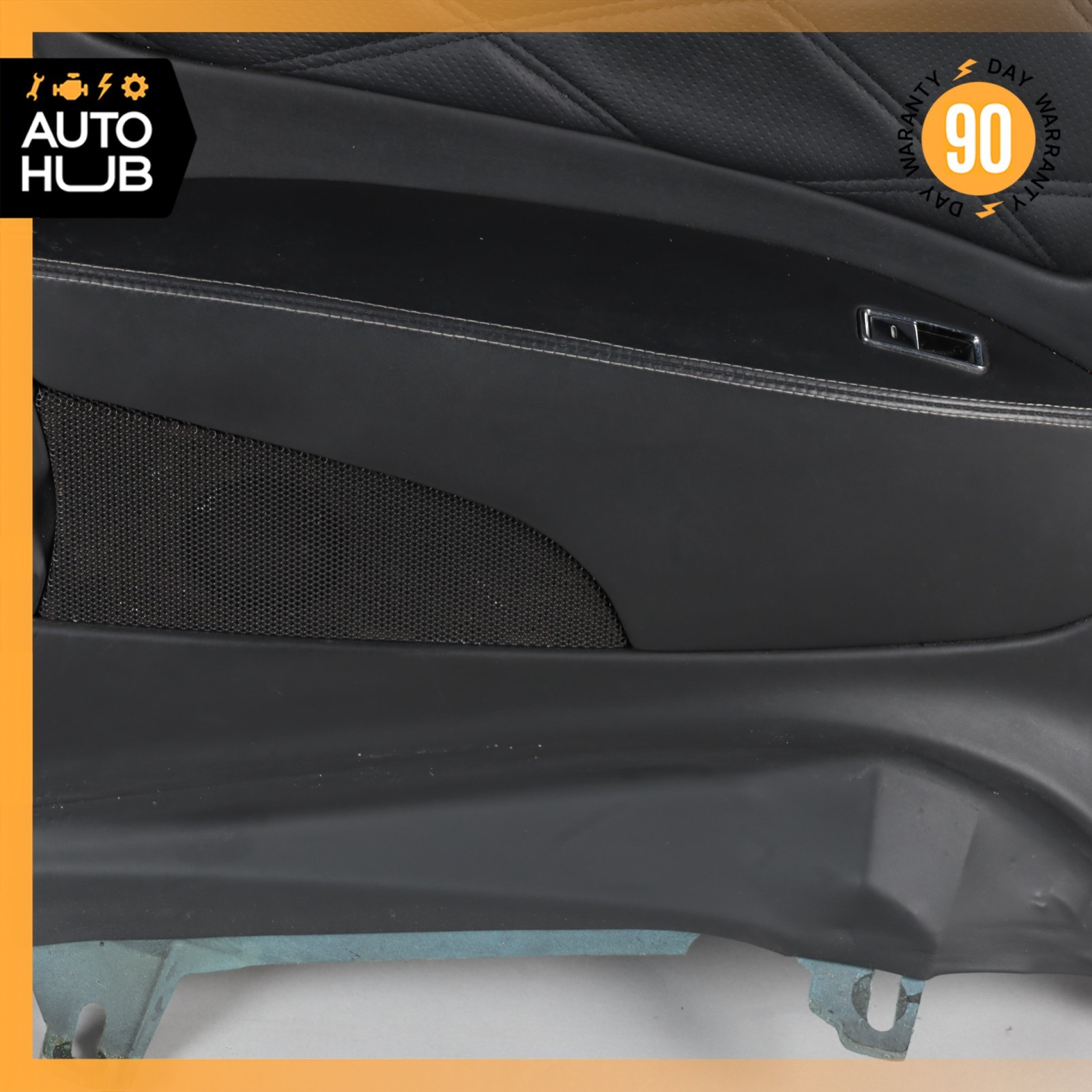 03-10 Bentley Continental GT Rear Left Driver Side Interior Door Panel Black OEM
