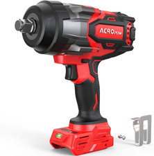 ACROPOW Cordless Impact Wrench Compatible with Milwaukee 18V Battery， 1/2” 1700F