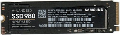 Samsung 980 500 GB 2,5'' Interne SSD NVMe M.2 MZ-V8V500BW 2024_4