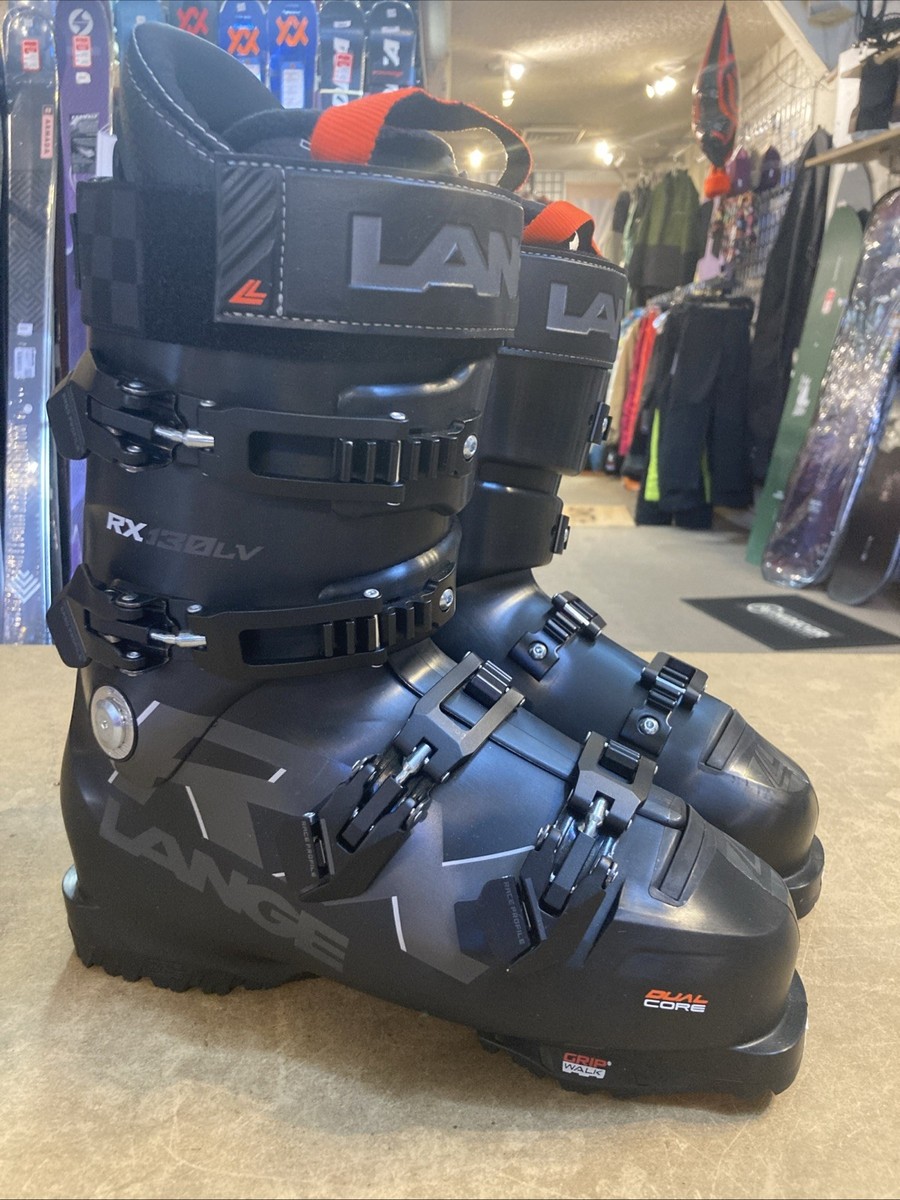 美品】LANGE RX130 26.5 Lange RX130 LV Ski Boots - Black/Metal 26.5