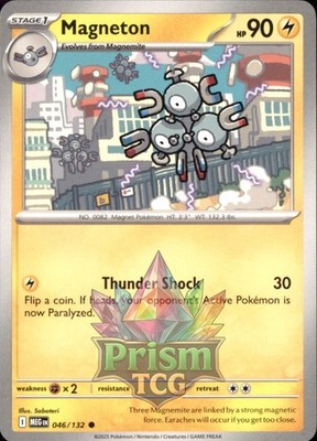 Magneton 46/132 Common Mega Evolution Pokemon