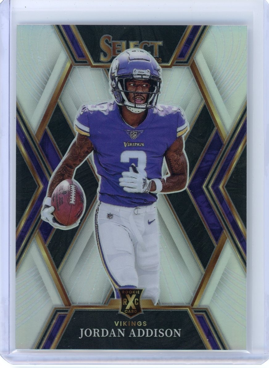 2022 Panini Select #513 Jordan Addison XRC Rookie - Vikings 