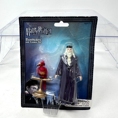 Harry Potter Dumbledore Fawkes Set Figures Phoenix UNIVERSAL Studio SEALED READ