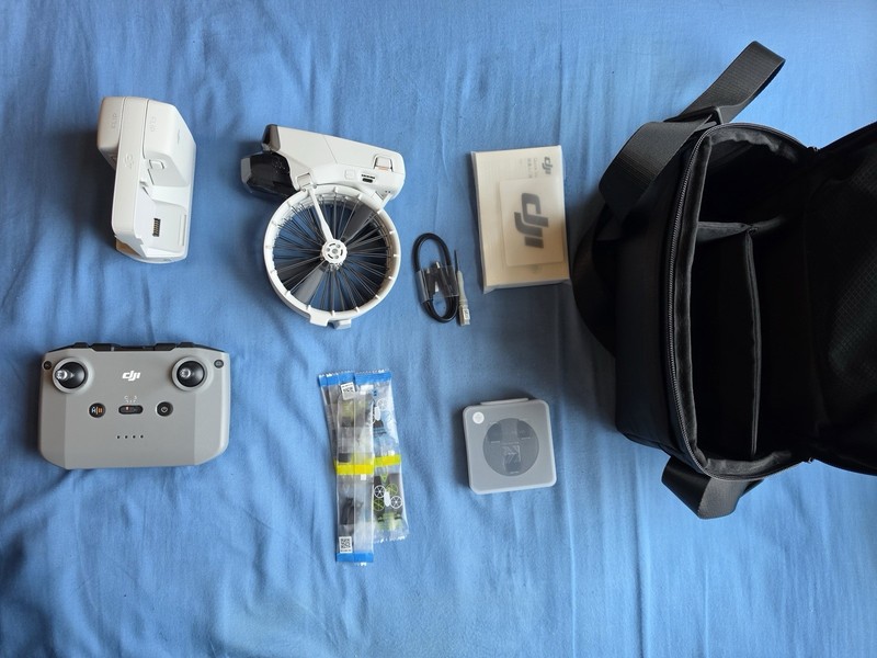 DJI Flip Fly More Combo 4K Ultra HD Drone RC N3 Remote 3 Batteries UNUSED