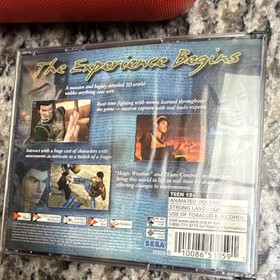 SEGA Shenmue Sega Dreamcast Action & Adventure T-Teen Manual Included