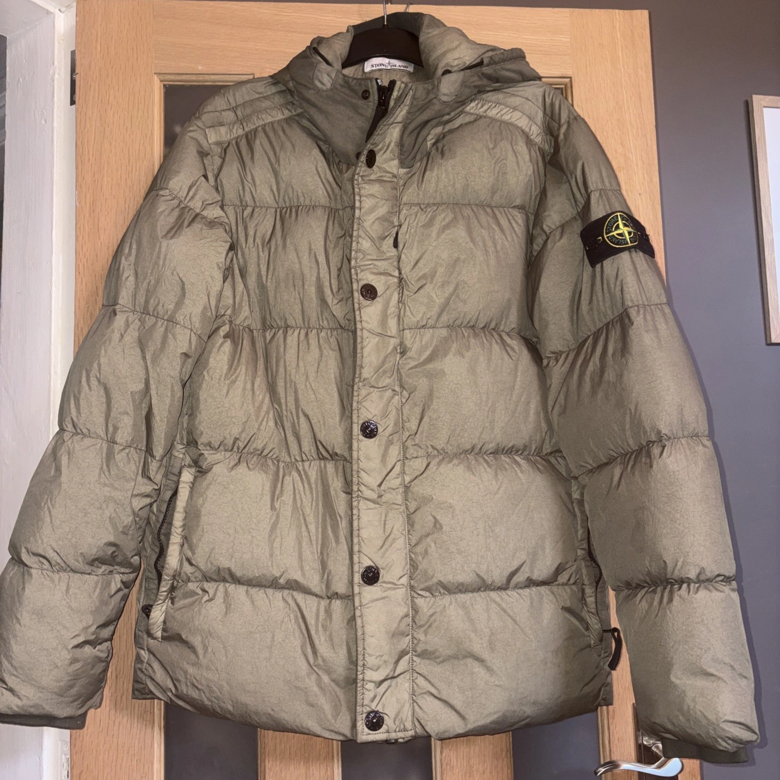 Stone Island Green Garment Dyed Crinkle Reps NY Down Puffer Coat Size XXL
Opens in a new window or t