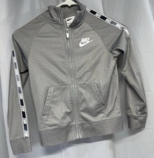 Zip-up Nike Sweater. Youth 6-7yrs. Grey, Black  White.