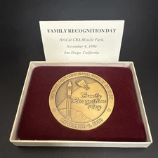VTG General Dynamics Space Systems Division's Recognition Day Medallion 1990