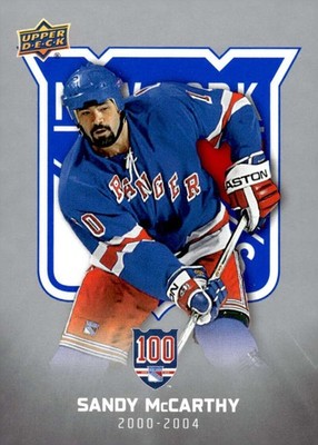 Sandy McCarthy 2025-26 Upper Deck New York Rangers Centennial #58 NHL  ID:159110