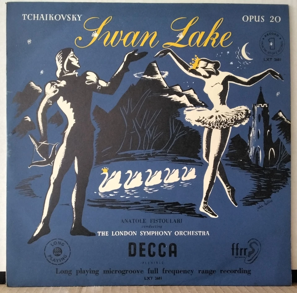 DECCA LXT 2681/82 UK TCHAIKOVSKY, FISTOULARI SWAN LAKE MONO ED 1 2LP's - Image 4 of 4