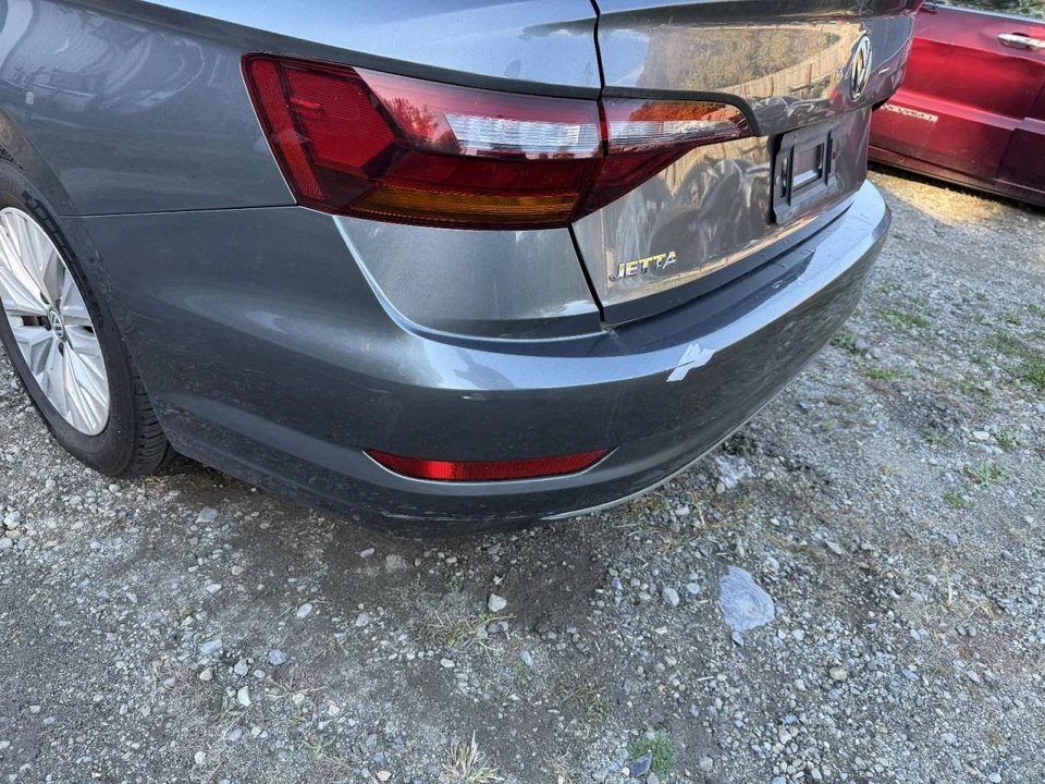 2019-2021 Volkswagen Jetta Rear Bumper Cover Some Loose Paint Gray - Image 2 of 4