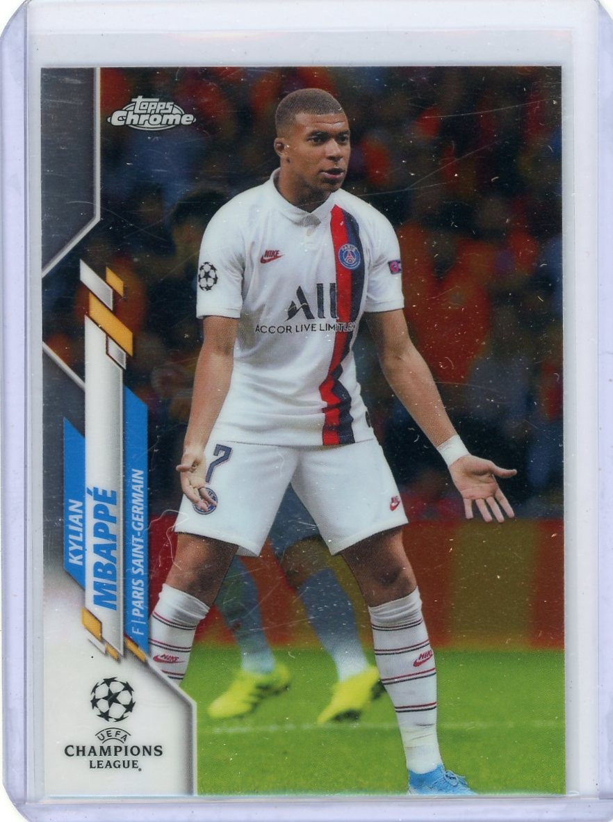 2019-20 Topps Chrome UEFA Champions League #26 Kylian Mbappé