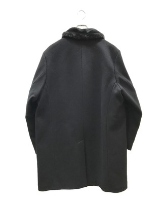 SUPREME Fur Collar Car Coat Size: L Black Men | eBay