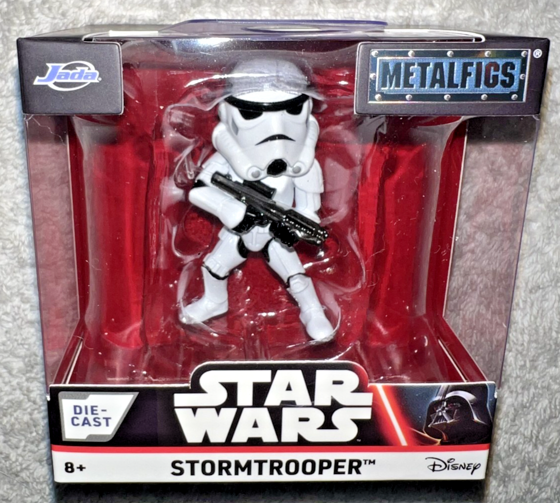 JADA METALFIGS STAR WARS DARTH VADER / R2-D2 / STORMTROOPER / BOBA
