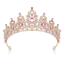 Crown, Tiaras for Women, Crowns Princess Crown,Pink Pink